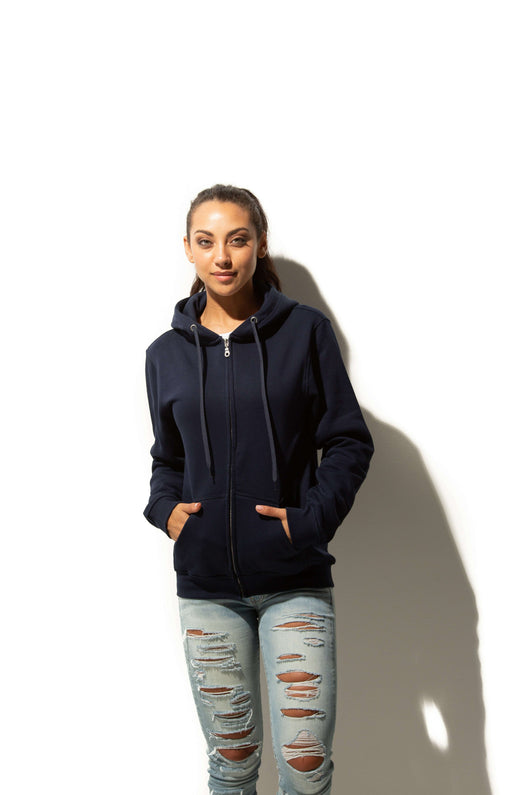 Navy hero-3020: ultimate custom apparel & live screen printing toronto hoodie - Full-Zip Hoodie