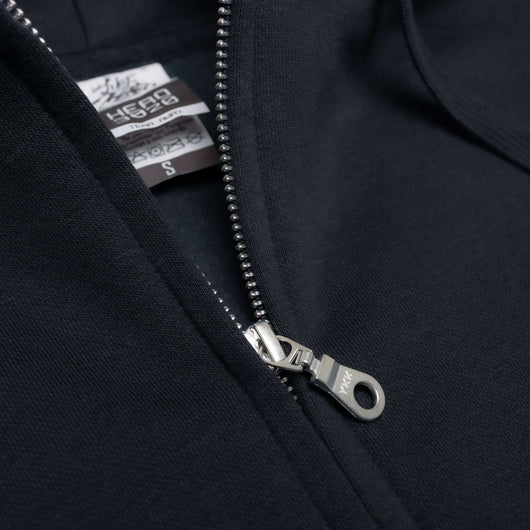 Navy hero-3020: ultimate custom apparel & live screen printing toronto hoodie - Full-Zip Hoodie