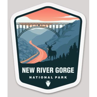 New River Gorge National Park Die Cut Sticker - sticker