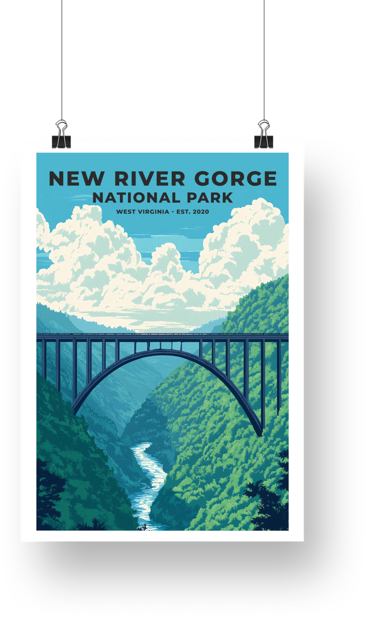 New River Gorge National Park Poster - poster