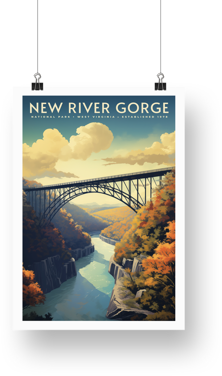 New River Gorge National Park Poster - poster