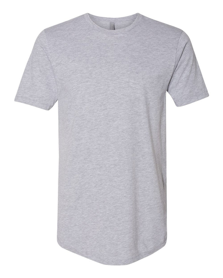 Next Level Cotton Long Body T-Shirt 3602 - Heather Grey / S - T-Shirts - Premium