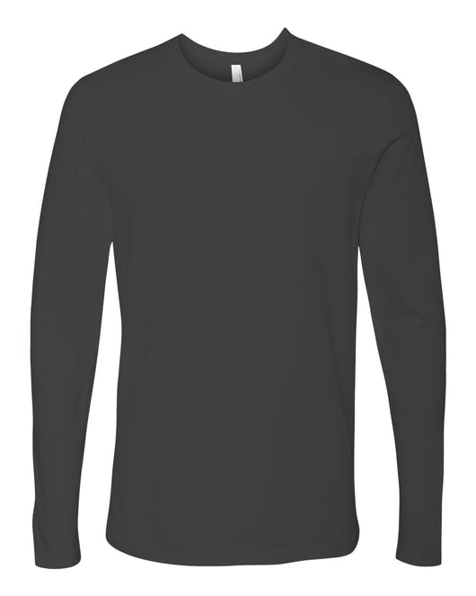 Next Level Cotton Long Sleeve T-Shirt 3601 - Heavy Metal / XS - T-Shirts - Long Sleeve