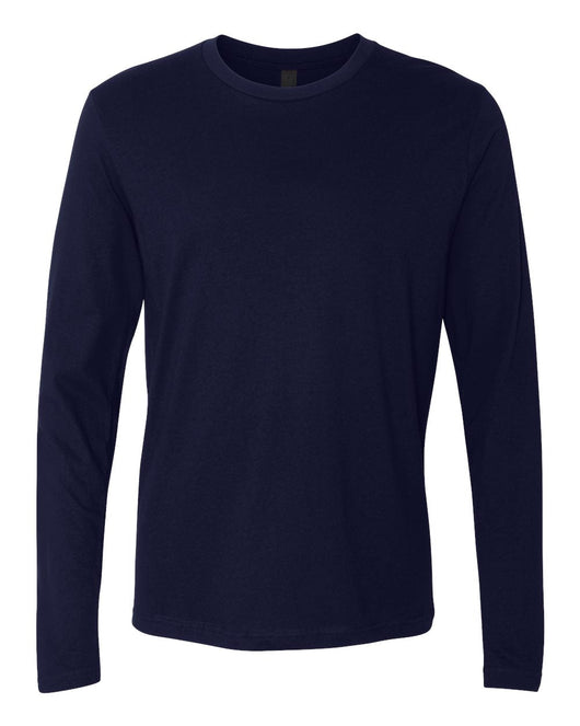 Next Level Cotton Long Sleeve T-Shirt 3601 - Midnight Navy / XS - T-Shirts - Long Sleeve