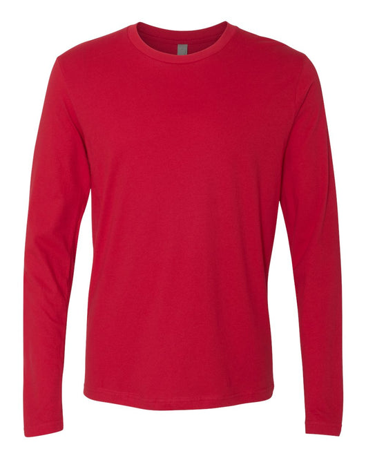 Next Level Cotton Long Sleeve T-Shirt 3601 - Red / XS - T-Shirts - Long Sleeve