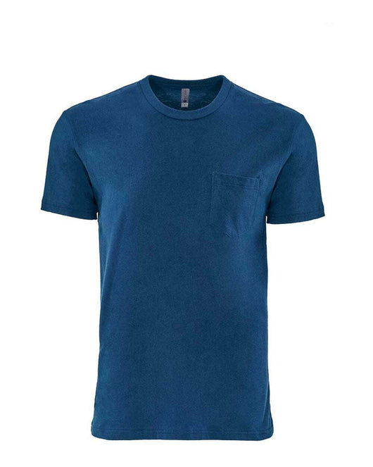 Next Level Cotton Pocket T-Shirt 3605 - Cool Blue / XS - T-Shirts - Premium