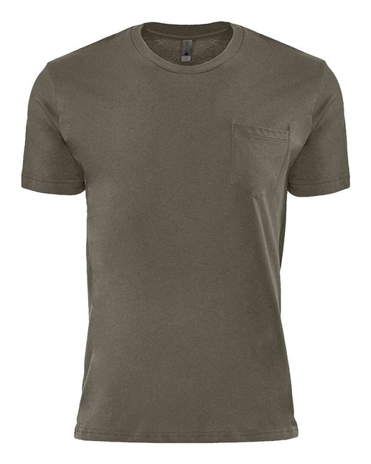 Next Level Cotton Pocket T-Shirt 3605 - Heavy Metal / XS - T-Shirts - Premium