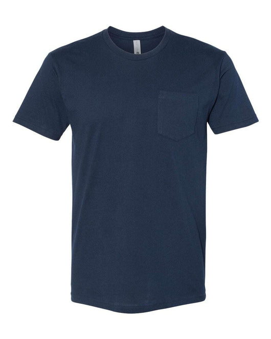 Next Level Cotton Pocket T-Shirt 3605 - Midnight Navy / XS - T-Shirts - Premium
