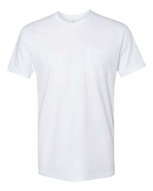 Next Level Cotton Pocket T-Shirt 3605 - White / XS - T-Shirts - Premium