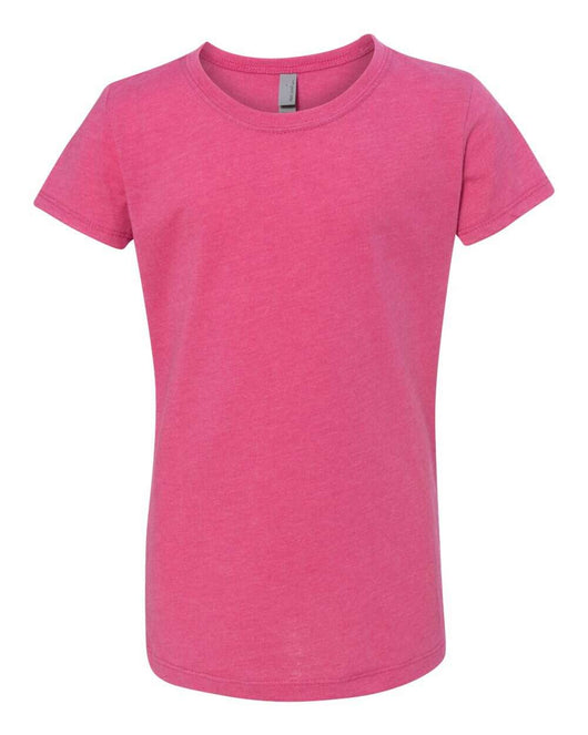 Next Level Girls’ CVC Princess T-Shirt 3712 - Raspberry / XL - T-Shirts