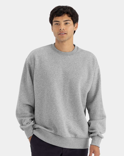 Next Level Heavyweight Crewneck Sweatshirt 9007 - Heather Grey / XS - Sweatshirts & Hoodies