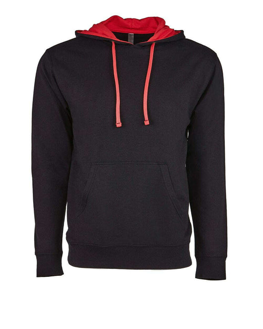Next Level Laguna Hoodie 9301 - Black/ Red / XS - Sweatshirts & Hoodies