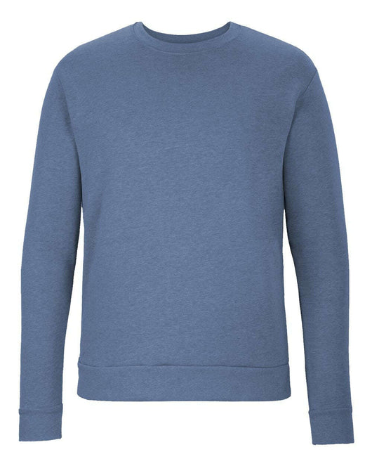 Next Level Malibu Crewneck Sweatshirt 9002 - Heather Bay Blue / XS - Sweatshirts & Hoodies