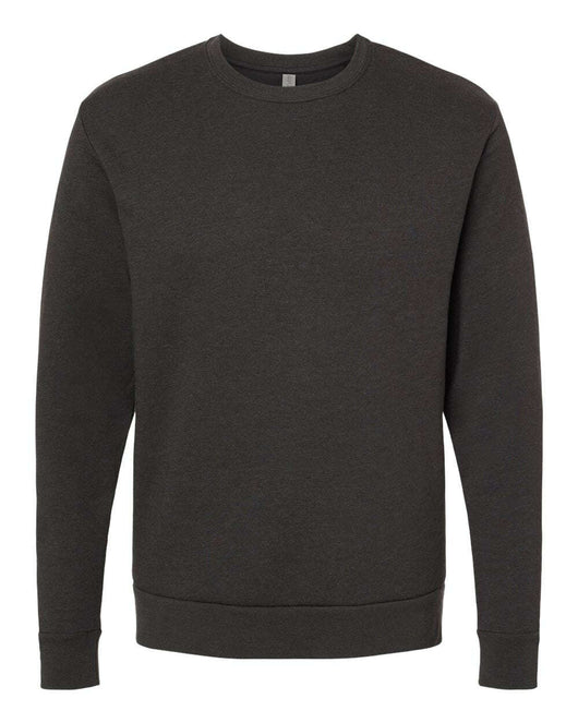 Next Level Malibu Crewneck Sweatshirt 9002 - Heather Black / XS - Sweatshirts & Hoodies