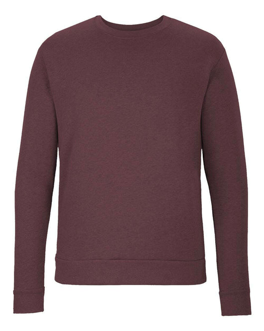 Next Level Malibu Crewneck Sweatshirt 9002 - Heather Maroon / XS - Sweatshirts & Hoodies