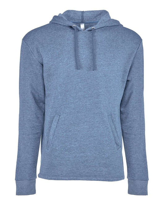 Next Level Malibu Welt Pocket Hoodie 9300 - Heather Bay Blue / XS - Sweatshirts & Hoodies