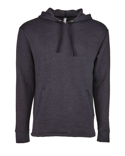 Next Level Malibu Welt Pocket Hoodie 9300 - Heather Black / XS - Sweatshirts & Hoodies