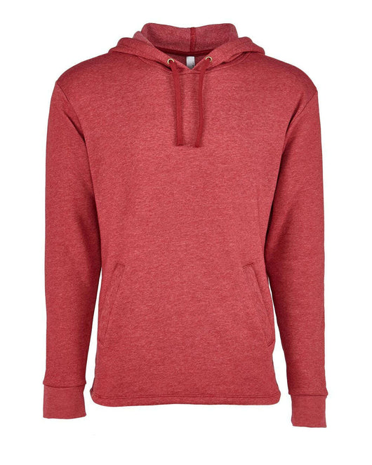 Next Level Malibu Welt Pocket Hoodie 9300 - Heather Cardinal / XS - Sweatshirts & Hoodies
