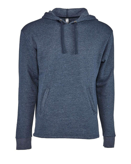 Next Level Malibu Welt Pocket Hoodie 9300 - Heather Midnight Navy / XS - Sweatshirts & Hoodies