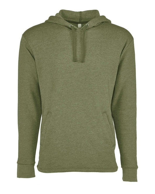Next Level Malibu Welt Pocket Hoodie 9300 - Heather Military Green / XS - Sweatshirts & Hoodies
