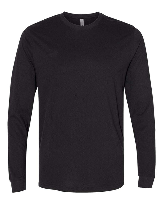 Next Level Sueded Long Sleeve T-Shirt 6411 - Black / XS - Long sleeves