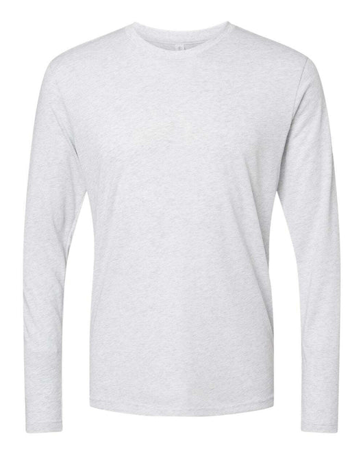 Next Level Triblend Long Sleeve T-Shirt 6071 - Heather White / XS - Longsleeve T-Shirt