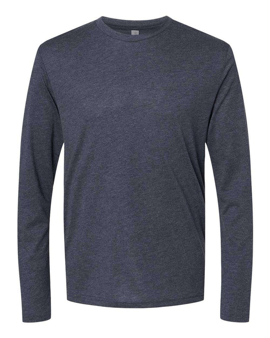 Next Level Triblend Long Sleeve T-Shirt 6071 - Vintage Navy / XS - Longsleeve T-Shirt