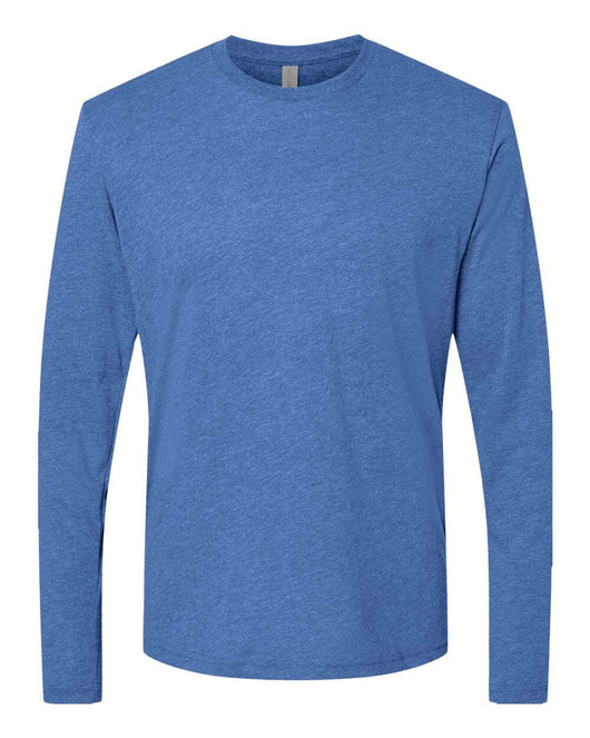 Next Level Triblend Long Sleeve T-Shirt 6071 - Vintage Royal / XS - Longsleeve T-Shirt