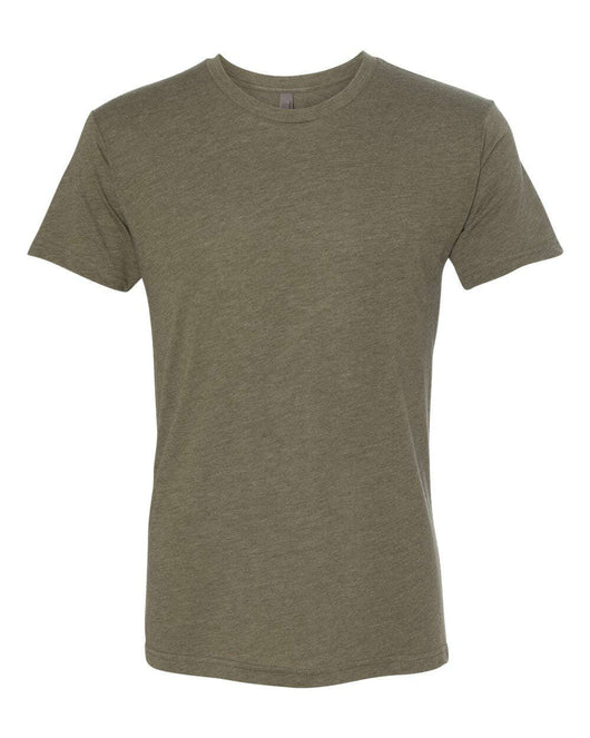 Next Level Triblend T-Shirt 6010 - Military Green / XS - T-Shirts