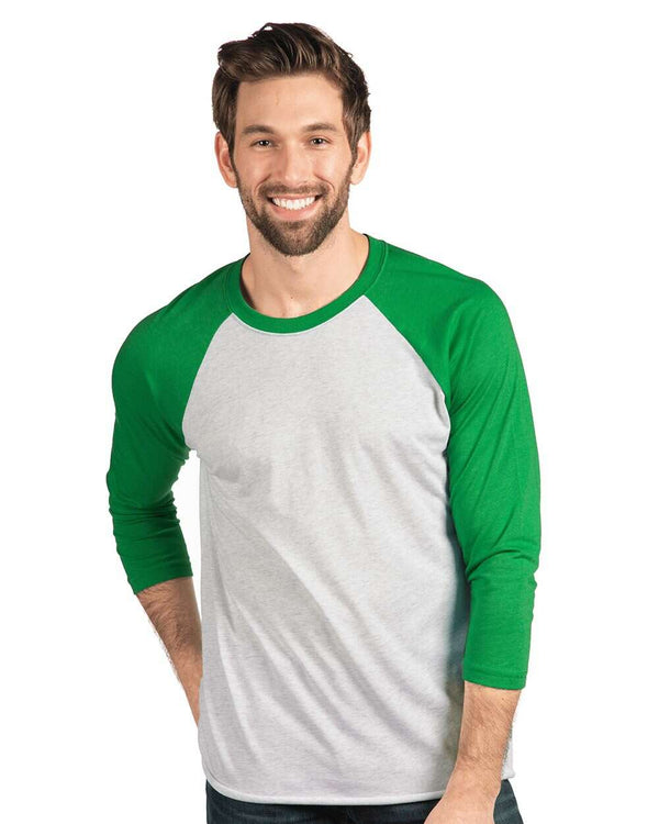 Next Level Triblend Three-Quarter Raglan T-Shirt 6051 - T-Shirt