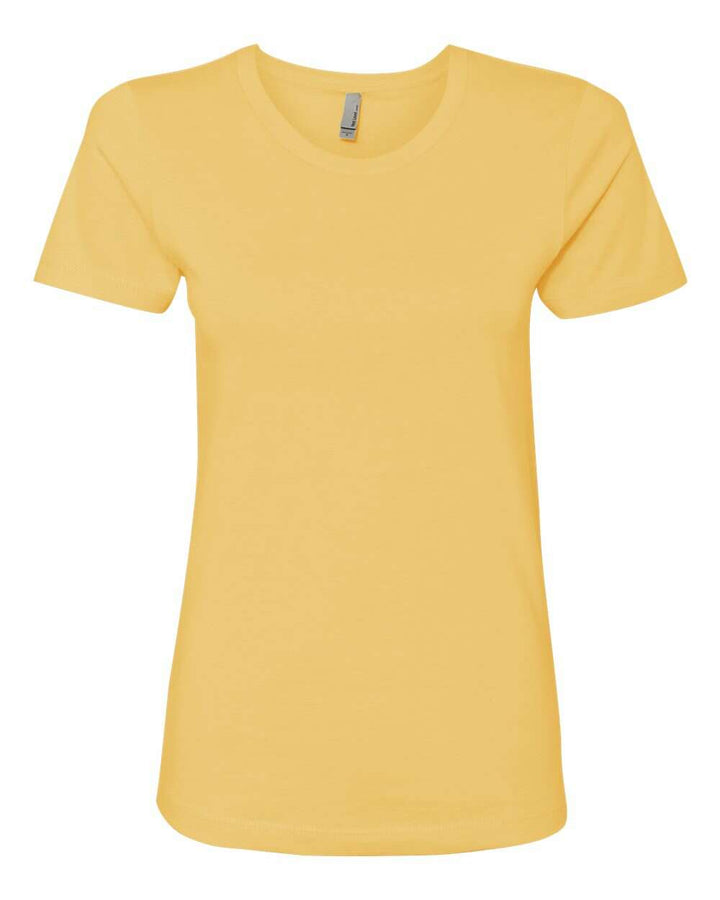 Next Level Women’s Cotton T-Shirt 3900 - Banana Cream / XS - T-Shirts