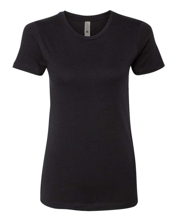 Next Level Women’s Cotton T-Shirt 3900 - Black / XS - T-Shirts