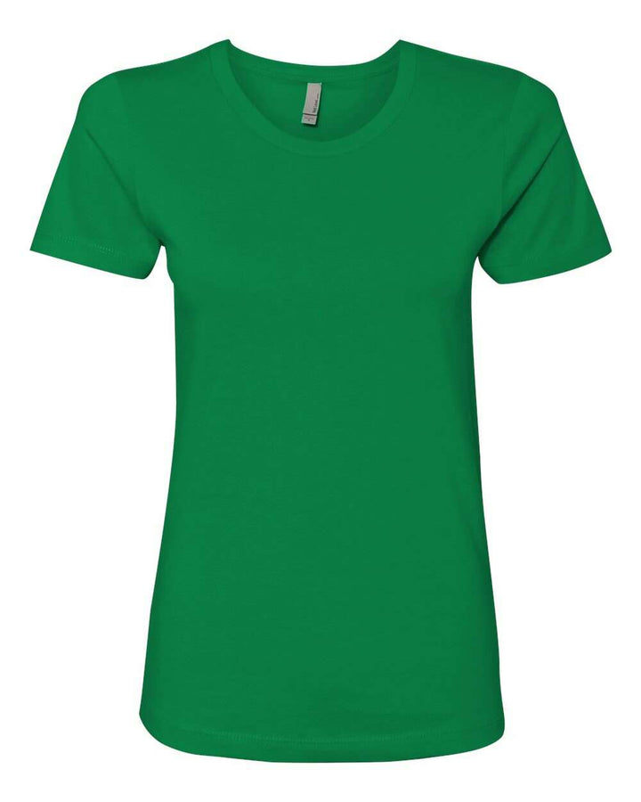 Next Level Women’s Cotton T-Shirt 3900 - Kelly Green / XS - T-Shirts