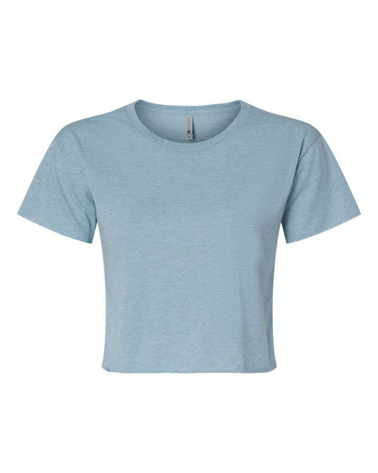 Next Level Women’s Festival Crop Top 5080 - Stonewash Denim / XS - CROP TOP