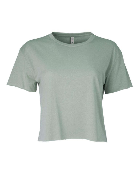 Next Level Women’s Festival Crop Top 5080 - Stonewash Green / XS - CROP TOP
