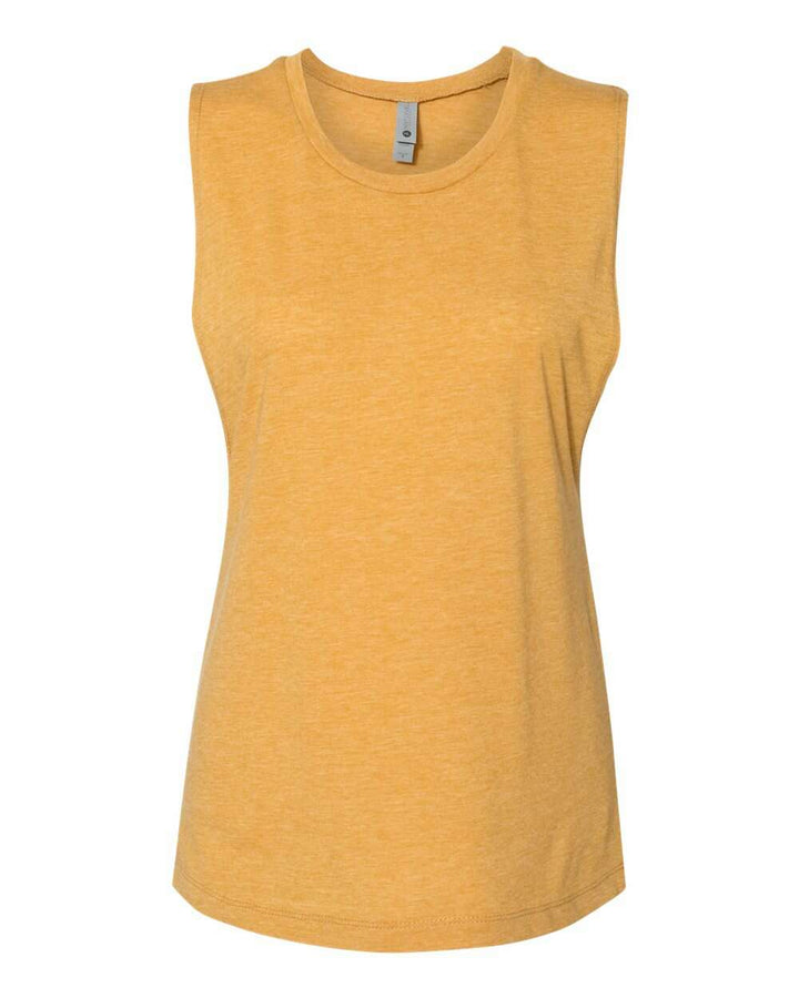 Next Level Women’s Festival Muscle Tank 5013 - Antique Gold / XS - tank top