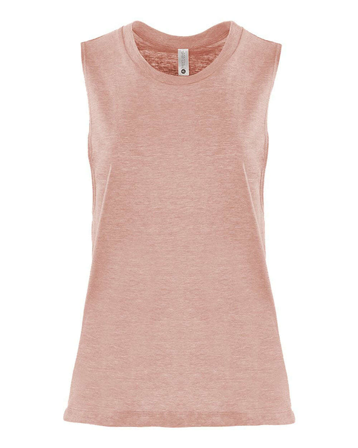 Next Level Women’s Festival Muscle Tank 5013 - Desert Pink / XS - tank top