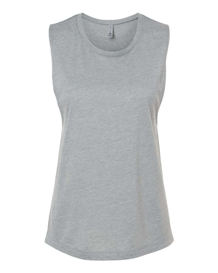 Next Level Women’s Festival Muscle Tank 5013 - Heather Grey / XS - tank top