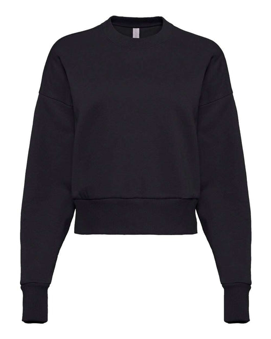 Next Level Women’s Heavyweight Crewneck Sweatshirt 9087 - Black / XS - Sweatshirts & Hoodies