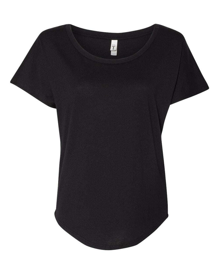 Next Level Women’s Ideal Dolman T-Shirt - 1560 - Black / XS - T-Shirts