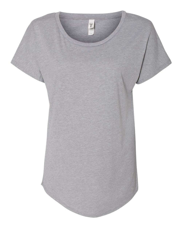 Next Level Women’s Ideal Dolman T-Shirt - 1560 - Heather Grey / XS - T-Shirts