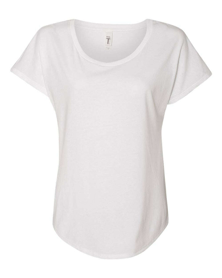 Next Level Women’s Ideal Dolman T-Shirt - 1560 - White / XS - T-Shirts