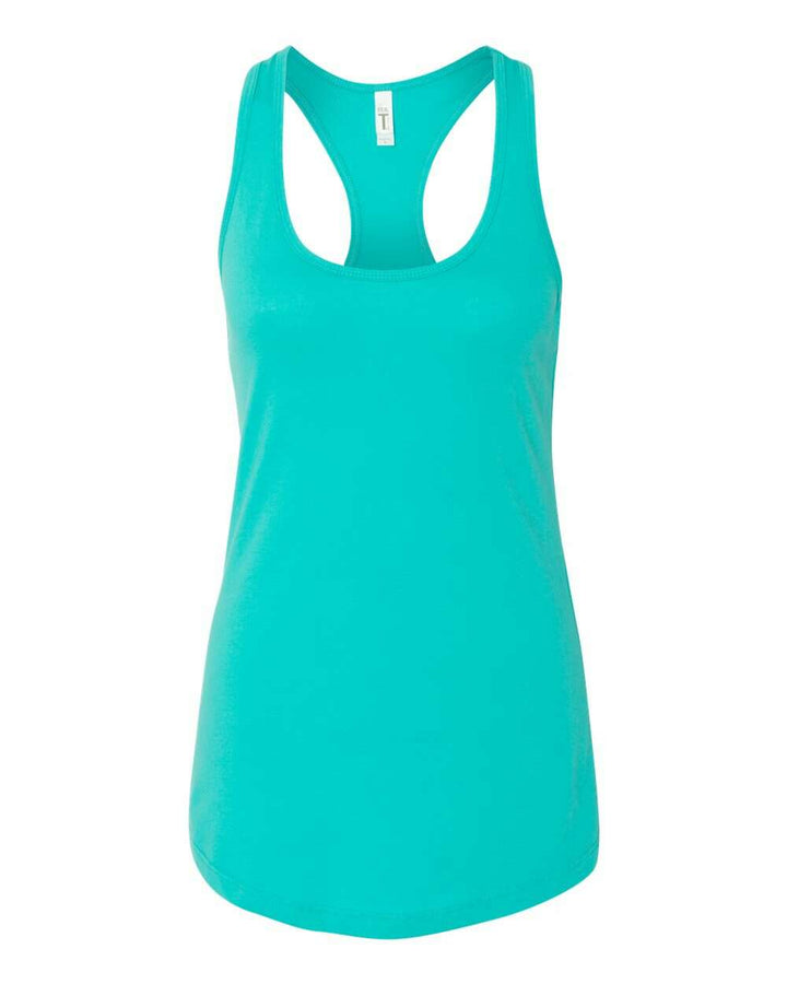 Next Level Women’s Ideal Racerback Tank 1533 - Colorset 1 - Tahiti Blue / XS - tank top