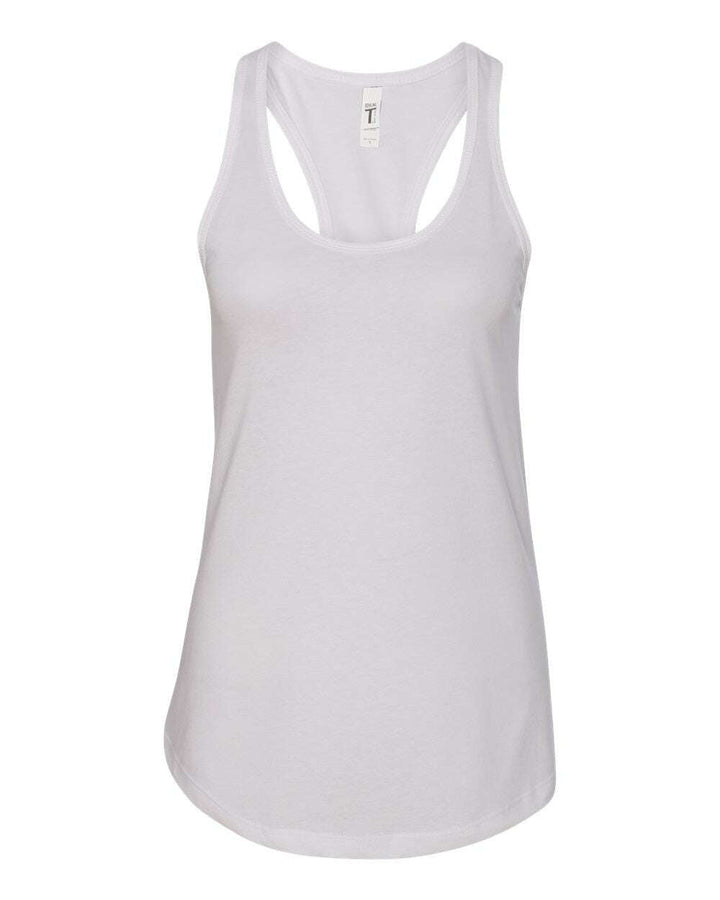 Next Level Women’s Ideal Racerback Tank 1533 - Colorset 1 - White / XS - tank top