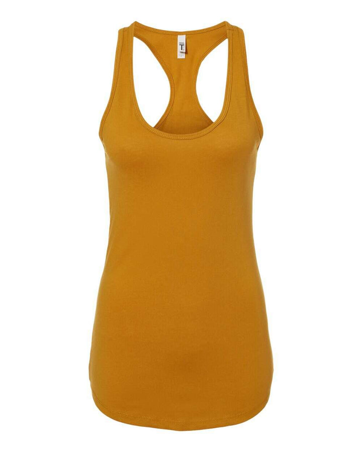 Next Level Women’s Ideal Racerback Tank 1533 - Colorset 2 - Antique Gold / XS - tank top