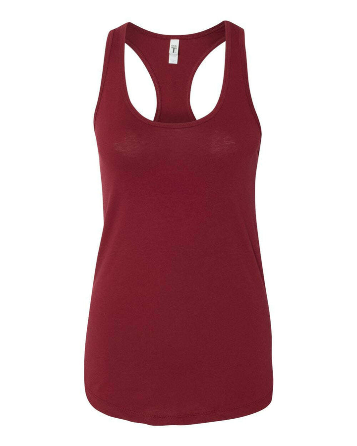 Next Level Women’s Ideal Racerback Tank 1533 - Colorset 2 - Cardinal / XS - tank top