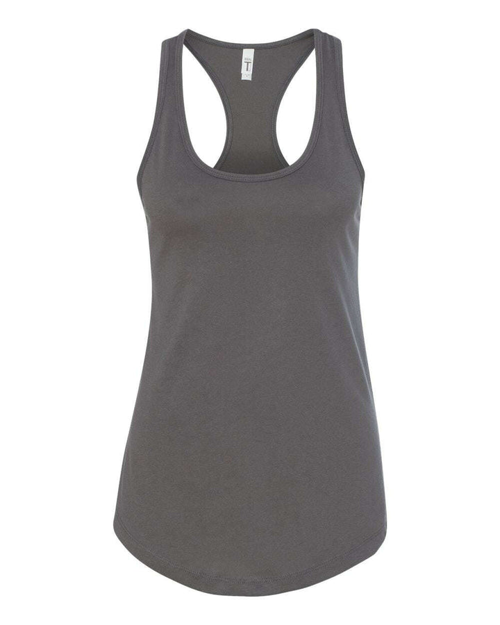 Next Level Women’s Ideal Racerback Tank 1533 - Colorset 2 - Dark Grey / XS - tank top