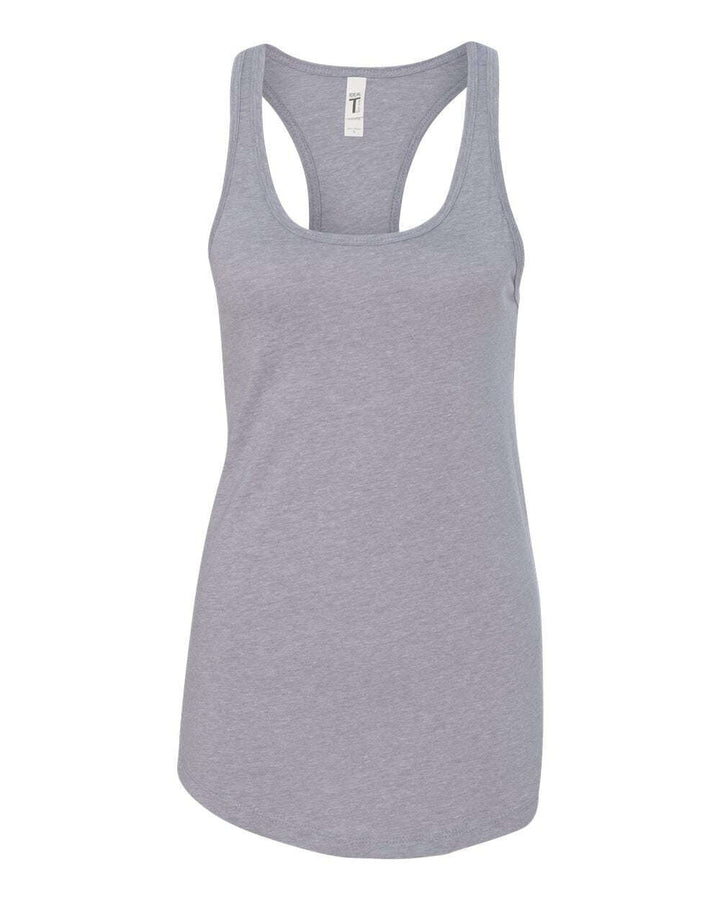 Next Level Women’s Ideal Racerback Tank 1533 - Colorset 2 - Heather Grey / XS - tank top