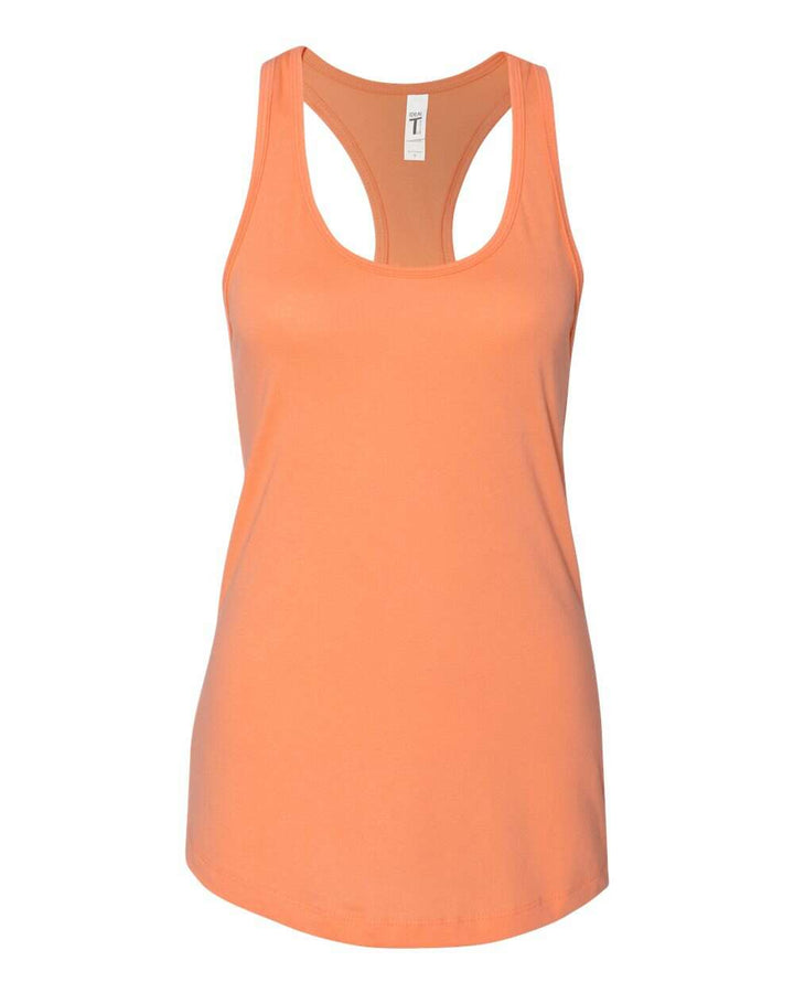 Next Level Women’s Ideal Racerback Tank 1533 - Colorset 2 - Light Orange / XS - tank top