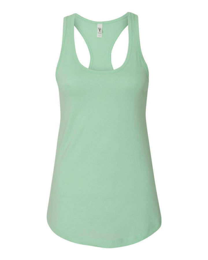 Next Level Women’s Ideal Racerback Tank 1533 - Colorset 2 - Mint / XS - tank top